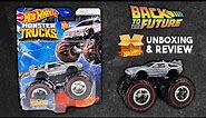 Unboxing the 2023 Hot Wheels Back to the Future Iced Time Machine Treasure Hunt Monster Truck