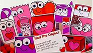Valentine's Day Craft Themed Activities: Hey Riddle Riddle Sensory Bin Riddles