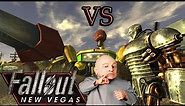 Mini Liberty Prime VS X-42 Giant Robo-scorpions in Fallout: New Vegas
