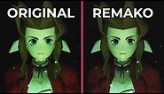 Final Fantasy 7 Remastered – Original PC vs. Remako Mod Graphics Comparison