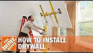 How to Hang Drywall – Drywall Installation | The Home Depot