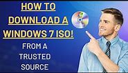 How to Download a windows 7 ISO file