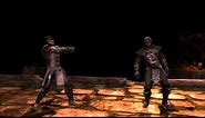 Mortal Kombat 9 Noob Saibot Fatality 1, 2, Stage and Babality (HD)