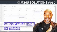 How to Create a Group Calendar in MS Teams | E010