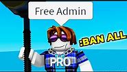 The Roblox Free Admin Experience