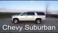 2018 Chevy Suburban LT Large 3-Row SUV // review, walk around, and test drive // 100 rental cars