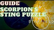 How To Do The Scorpion's Sting Puzzle!! - Starfield