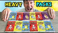 Opening ALL HEAVY Vintage Pokémon Packs