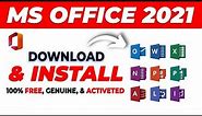 Download and install Original Office Professional 2021 for Free | Microsoft Office in 2024