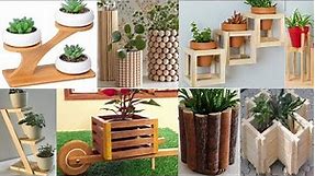 Wood Plant Stand Ideas from Scrap wood /woodworking ideas with scrap wood / scrap wood project ideas