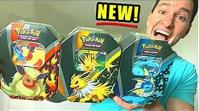 *NEW EEVEELUTION TINS ARE HERE!* Pokemon Cards Opening!