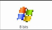 64 bits 32 bits 16 bits 8 bits 4 bits 2 bits 1 bit (Windows XP)