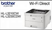 Connect to HLL3230CDW with Wi-Fi Direct