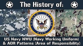 The History of: The US Navy Navy Working Uniform (NWU) & AOR Camouflage Patterns | Uniform History