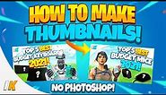 How To Make A FREE Fortnite Thumbnail On Pixlr! (Tutorial + Free GFX Pack)