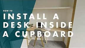 How To Build A Desk In A Closet - Bunnings Warehouse