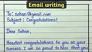 Format of email writing 2023 || Email writing format