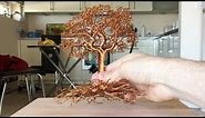 Making a Detailed Wire tree, Time Lapse