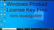 How To Get Windows Product License Key Free Latest 2020 | How To Activate Windows 10 Free 2020