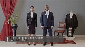 How-to dress like a barrister for court and call ceremonies | Barrister Court Dress