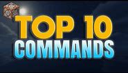 The 10 best COMMANDS in Minecraft Education!