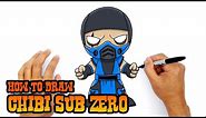 How to Draw Mortal Kombat | Sub Zero