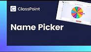How to use Random Name Picker in PowerPoint [ ClassPoint Tutorial ]