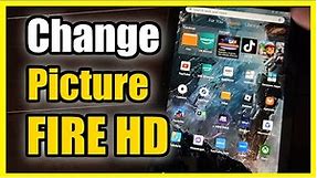 How to Change Background Wallpaper to ANY Image on Amazon FIRE HD 10 Tablet