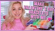 HOW TO MAKE VALENTINE'S DAY BEADED BRACELETS (& PACK AN ETSY ORDER WITH ME) || KellyPrepsterStudio
