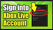 How to Sign in & Add Account to Your Xbox One (Fast Method!)