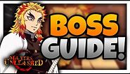 SLAYERS UNLEASHED BOSS LEVEL GUIDE!