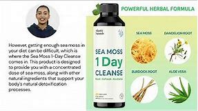 Atlantic Naturals Sea Moss 1 Day Cleanse–Support Bowel Movements, Kidney Health and Liver Health