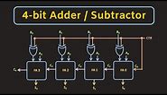 4-bit Adder and Subtractor Circuit Explained