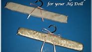 American Girl Doll Padded Clothes Hanger DIY