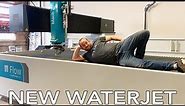 New Waterjet Unboxing, Install and Shenanigans | 5-axis Flow Mach 200