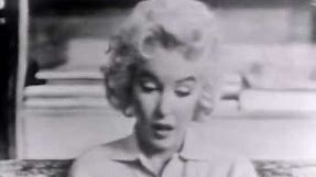 Marilyn Monroe Rare Live Television Appearance - "Person To Person" Interview 1955