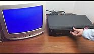 Testing a Magnavox DV220MW9 B CD DVD VCR Combo Player 4 Head VHS Recorder