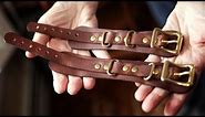 Make Quick and Easy Leather Cuff Bracelets (with Pattern!)