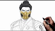 How To Draw Scorpion | Step By Step | Mortal Kombat 1