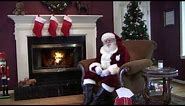 Funny Christmas Jokes - Santa Claus caught on video laughing with kids.