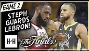 LeBron James vs Stephen Curry INTENSE Game 2 Duel Highlights (2018 NBA Finals) - One-on-One Plays!