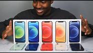 iPhone 12 All Colors Unboxing: Blue, Red, Green, White & Black