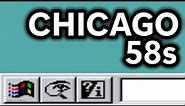 Windows Chicago 58s - The First Windows 95 Build Ever!