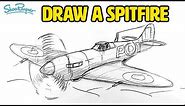 How to draw a WW2 Spitfire - realtime tutorial