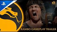 Mortal Kombat 11 Ultimate - Official Rambo Gameplay Trailer | PS4, PS5