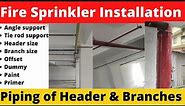 fire sprinkler installation | fire sprinkler system installation | fire sprinkler pipe installation