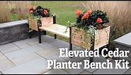 Elevated Cedar Planter Bench Kit