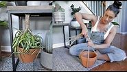 Making a Super Easy Rope Hanging Planter