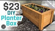 $23 DIY Planter Box