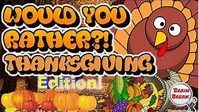 Would You Rather? Fitness (Thanksgiving Edition) | This or That | Holiday | GoNoodle